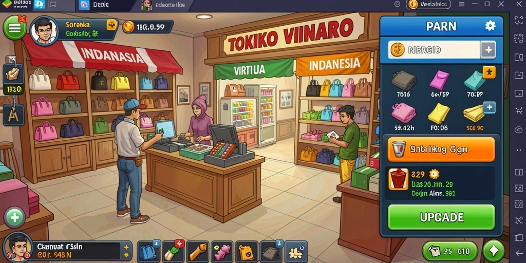 Tampilan antarmuka yang user-friendly.