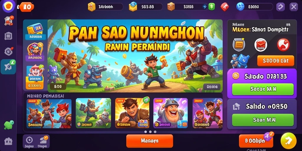 Tampilan antarmuka yang sederhana dan menarik.