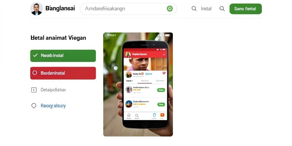 Tampilan antarmuka aplikasi yang ramah pengguna.