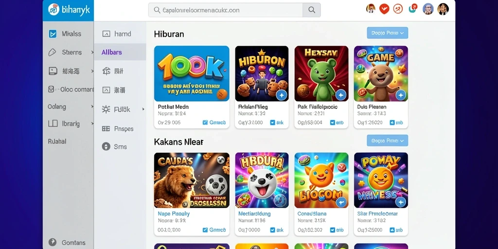 Tampilan antarmuka yang modern dan menarik.