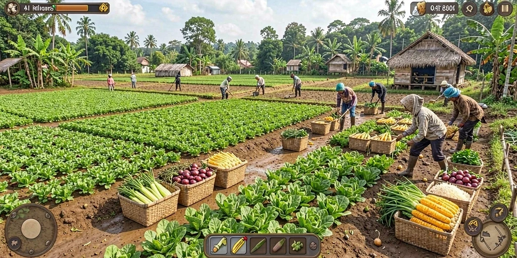 Tampilan menu utama yang menarik dan mudah dipahami.
