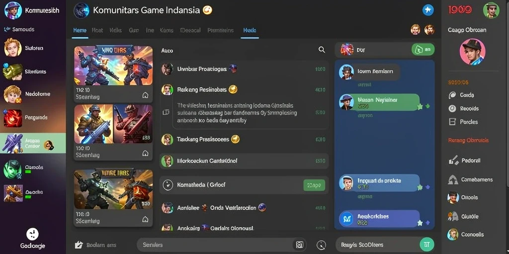 Tampilan utama aplikasi dengan desain yang menarik.