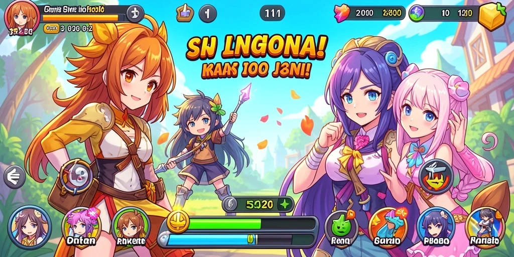 Tampilan awal aplikasi dengan desain yang menarik.