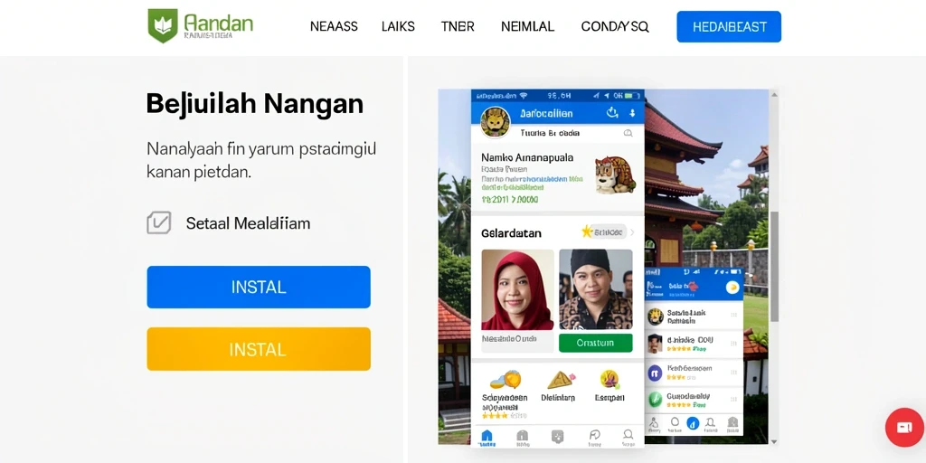 Antarmuka pengguna yang intuitif dan menarik.